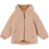 Recycled LIFF Teddy Fleece Jacket, Rose Dust - Parkas - 1 - thumbnail