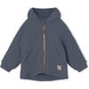 Recycled LIFF Teddy Fleece Jacket, Ombre Blue - Parkas - 1 - thumbnail