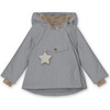WANG Fleece Lined Winter Jacket, Monument Blue - Parkas - 1 - thumbnail