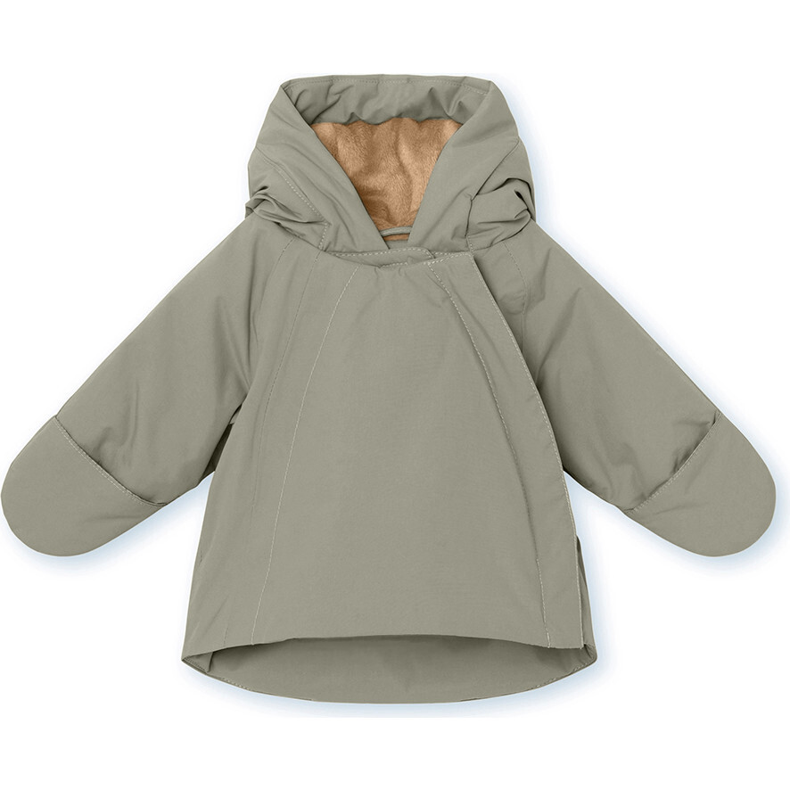 YAKA Fleece Lined Winter Jacket, Vert - Parkas - 1