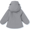 YAKA Fleece Lined Winter Jacket, Monument Blue - Rompers - 2