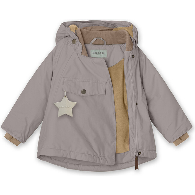WANG Fleece Lined Winter Jacket, Zinc Purple - Parkas - 3
