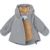 YAKA Fleece Lined Winter Jacket, Monument Blue - Rompers - 3
