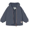 Recycled LIFF Teddy Fleece Jacket, Ombre Blue - Parkas - 3