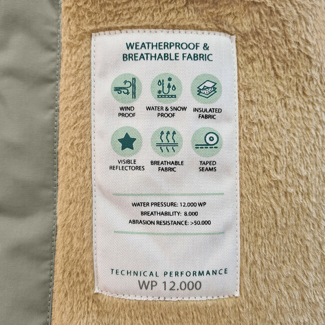 WANG Fleece Lined Winter Jacket, Vert - Parkas - 4