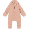 Recycled Adel Teddy Fleece Jumpsuit, Rose Dust - Bunting - 1 - thumbnail