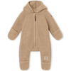 Recycled Adel Teddy Fleece Jumpsuit, Savannah Tan - Rompers - 1 - thumbnail