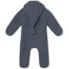 Recycled Adel Teddy Fleece Jumpsuit, Ombre Blue - Rompers - 2