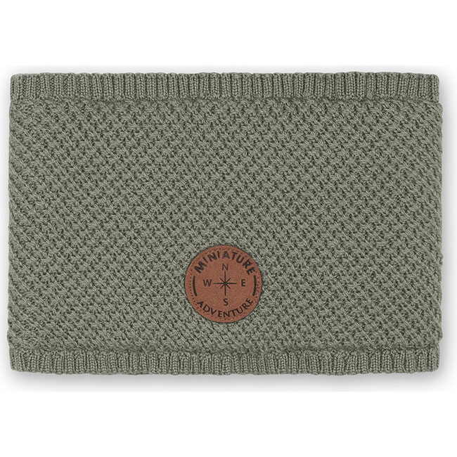 Double Layer Merino GOINeckwarmer, Vert - Scarves - 2