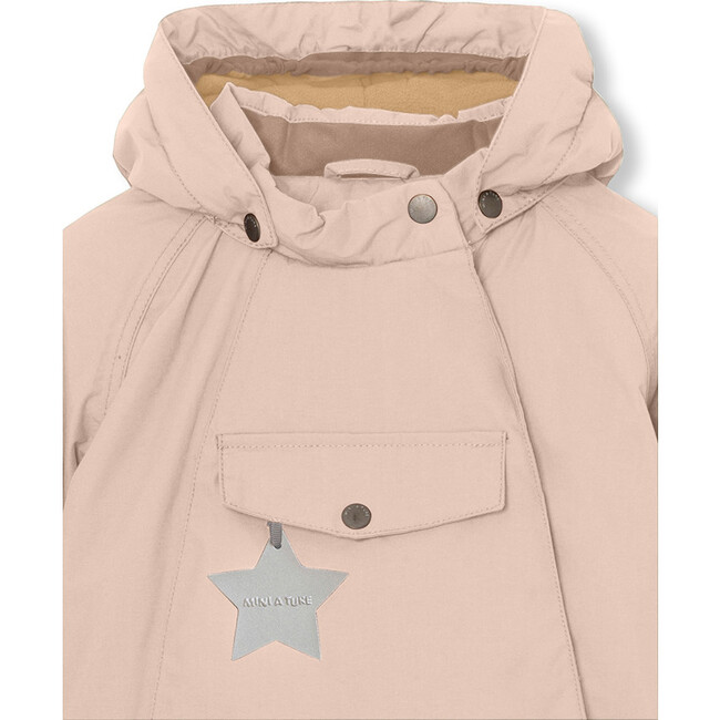 WANG Fleece Lined Winter Jacket, Rose Dust - Parkas - 8