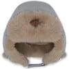 Crister Teddy Lined Winter Hat, Monument Blue - Hats - 1 - thumbnail