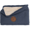 Double Layer Merino GOI Neckwarmer, Blue Nights - Scarves - 1 - thumbnail