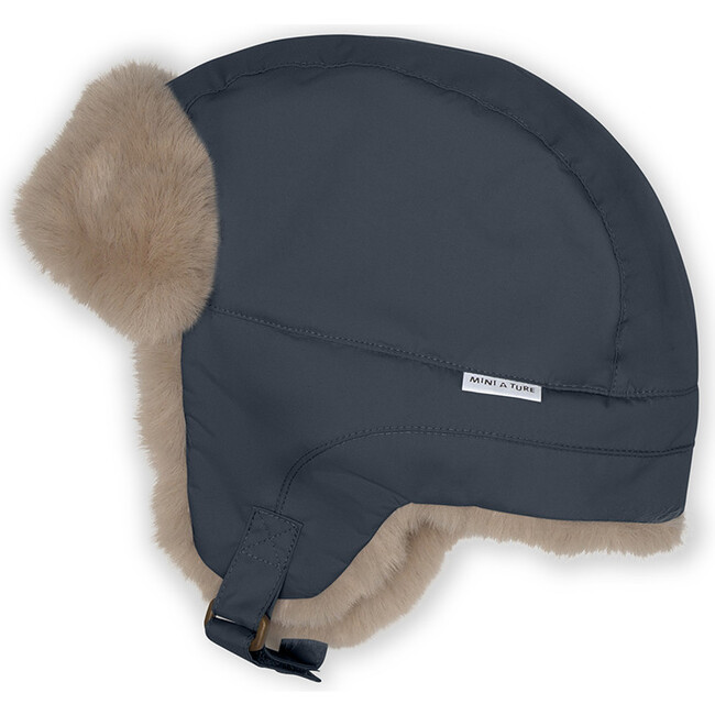 Crister Teddy Lined Winter Hat, Blue Nights - Hats - 2