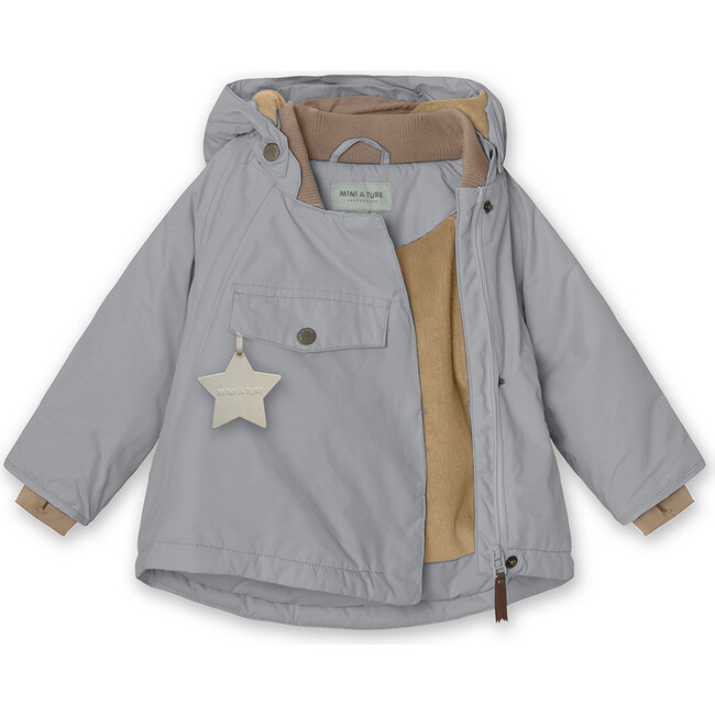 WANG Fleece Lined Winter Jacket, Monument Blue - Parkas - 6