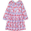 Girl Dress in Liberty Fabric, Pink Multi - Dresses - 1 - thumbnail