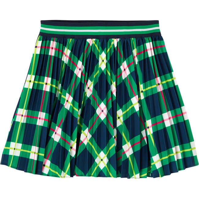 Girl Pleated Skirt, Plaid - Skirts - 1