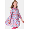 Girl Dress in Liberty Fabric, Pink Multi - Dresses - 2