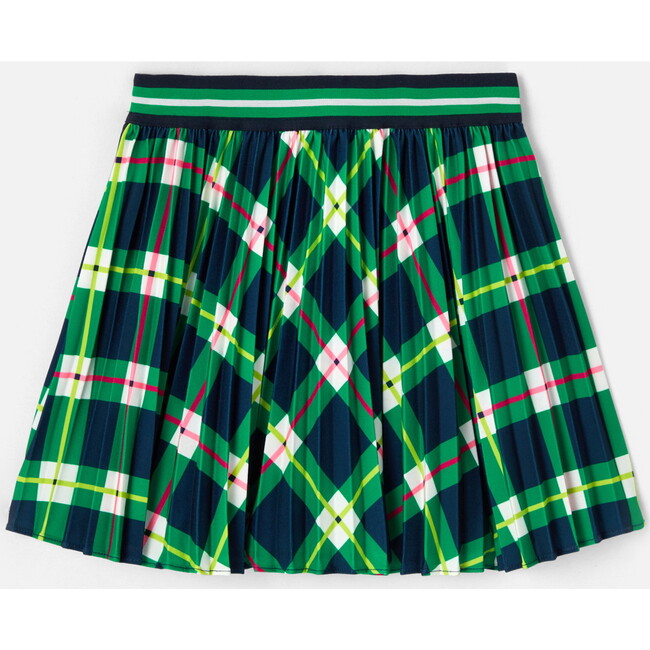 Girl Pleated Skirt, Plaid - Skirts - 2