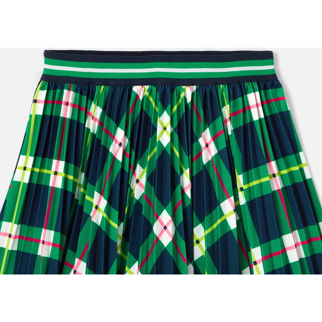 Girl Pleated Skirt, Plaid - Skirts - 3