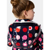 Girl Raincoat, Navy & Multi Polka Dots - Raincoats - 6