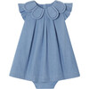 Baby Girl Dress in Chambray - Dresses - 1 - thumbnail