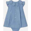 Baby Girl Dress in Chambray - Dresses - 2