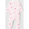 Baby Girl Cotton Pajamas, Pink Multi - Footie Pajamas - 2