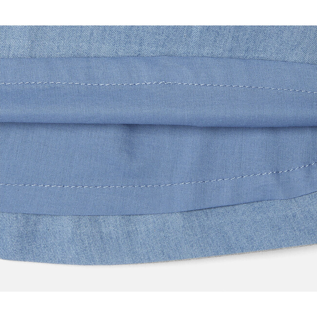 Baby Girl Dress in Chambray - Dresses - 5