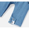 Baby Girl Denim Overalls, Blue - Overalls - 3