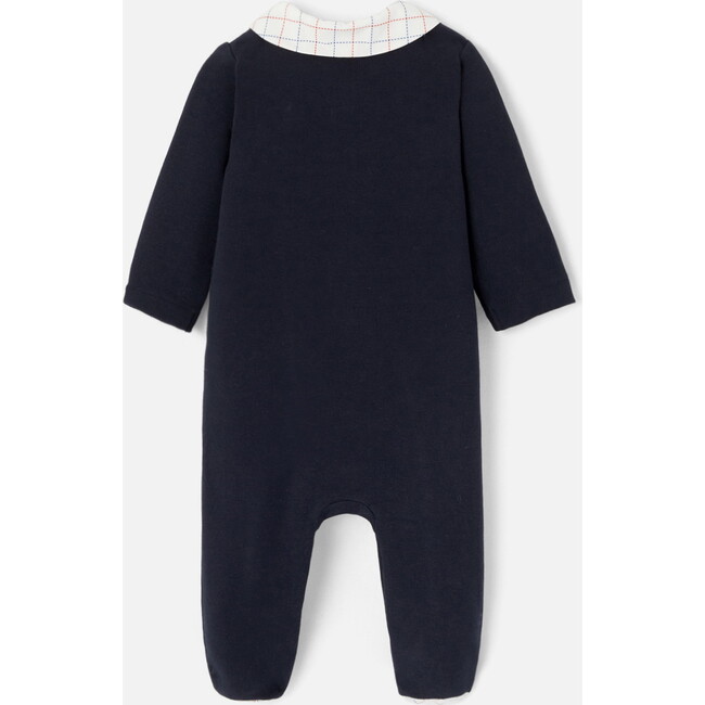 Baby Boy Pajamas, Navy - Footie Pajamas - 2