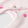 Baby Girl Cotton Pajamas, Pink Multi - Footie Pajamas - 5