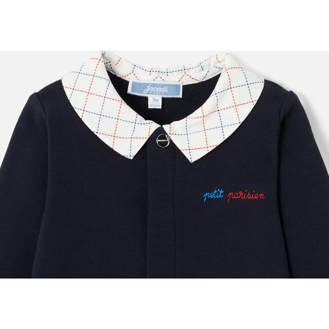 Baby Boy Pajamas, Navy - Footie Pajamas - 3
