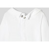 Baby Boy Long Sleeve Bodysuit, White - Onesies - 3