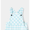 Baby Boy  Gingham Overalls, White & Blue - Overalls - 3