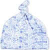 New York City Baby Hat, Blue - Hats - 1 - thumbnail