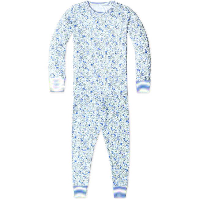 Birth Flowers Two Piece Pajamas, Multi - Pajamas - 3