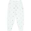 Bright Bolts Hacci Jogger, White - Sweatpants - 1 - thumbnail