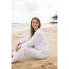 Bright Bolts Hacci Jogger, White - Sweatpants - 2