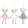 Mouse Ornaments, Set of 3 - Ornaments - 1 - thumbnail