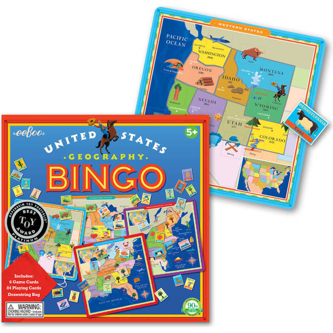 United States Geography Bingo - Games - 2