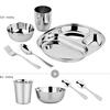 Dine & Develop Feeding Set, Classic Stainless Steel - Tableware - 3