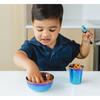 Dine & Develop Feeding Set, Iridescent Blue - Tableware - 5