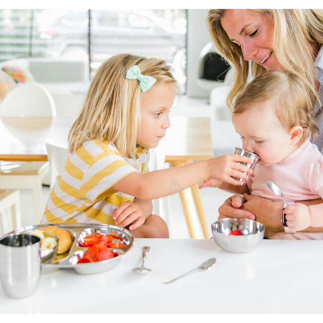 Dine & Develop Feeding Set, Classic Stainless Steel - Tableware - 7