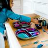 Dine & Develop Feeding Set, Iridescent Blue - Tableware - 8