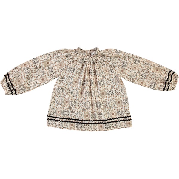 Gabriella Blouse, Vintage Floral - Bebe Organic Tops | Maisonette