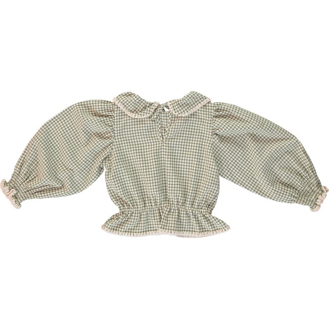 Elsa Blouse, Wollen Gingham - Blouses - 2