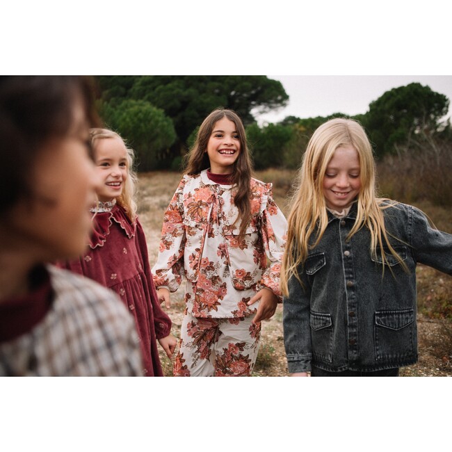 Hana Blouse, Wallpaper Florals - Blouses - 5