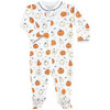 Spooky Pumpkins Glow-In-The-Dark Zipper Footie, Multi - Footie Pajamas - 1 - thumbnail