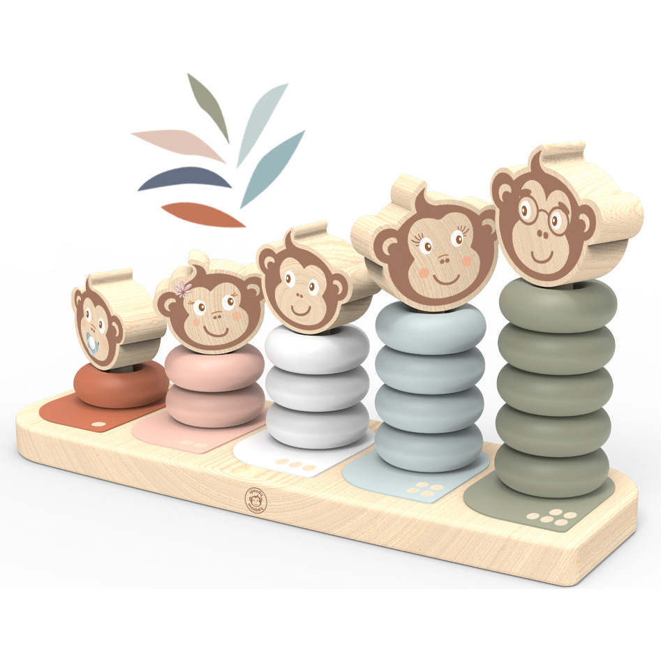 Monkey Family Stacker - Developmental Toys - 1