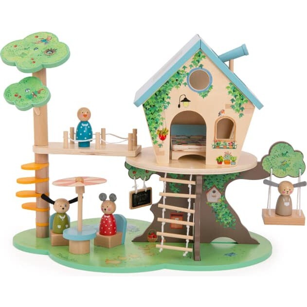 Wooden Tree House The Big Family - Developmental Toys - 1